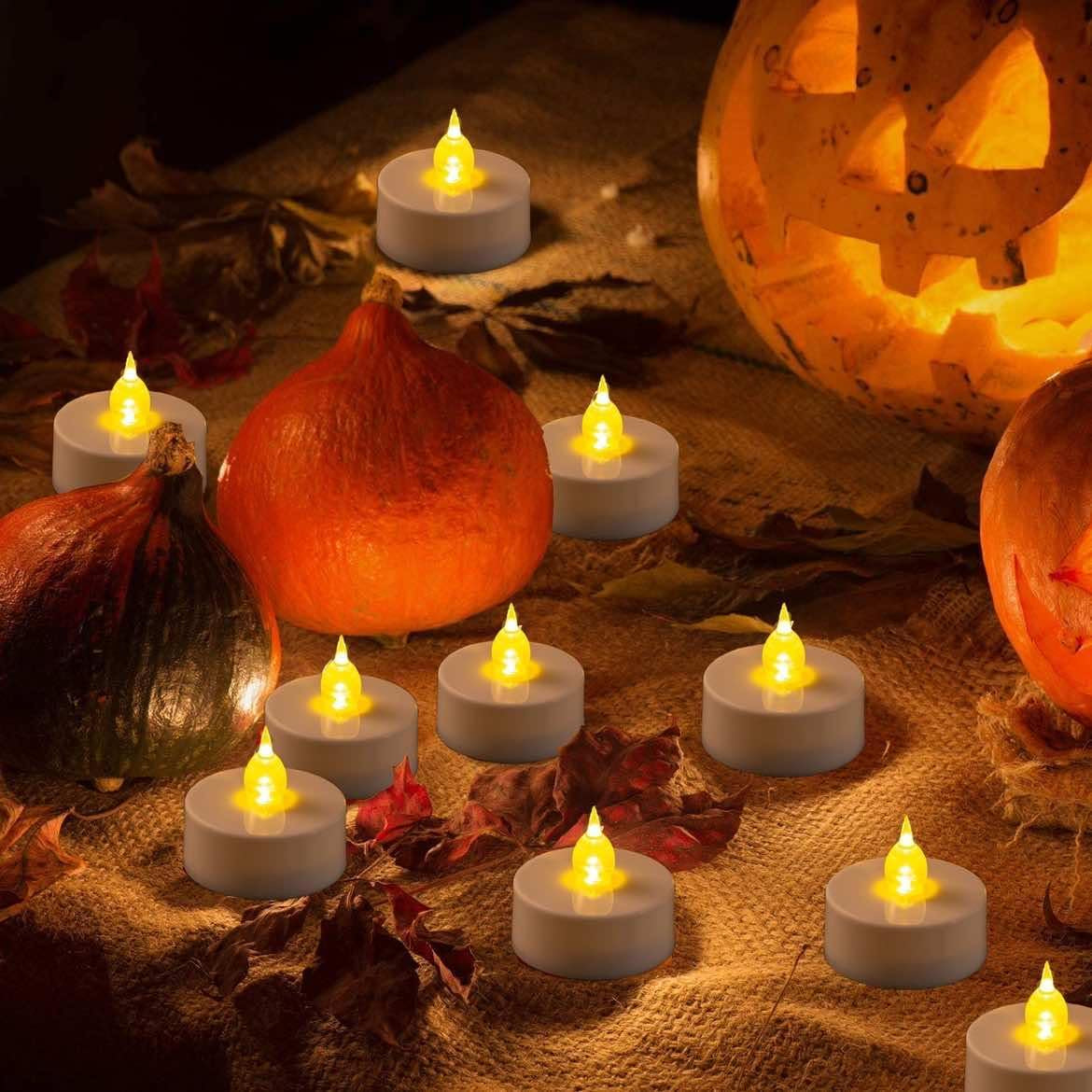 24Pack Battery Tea Lights LED 