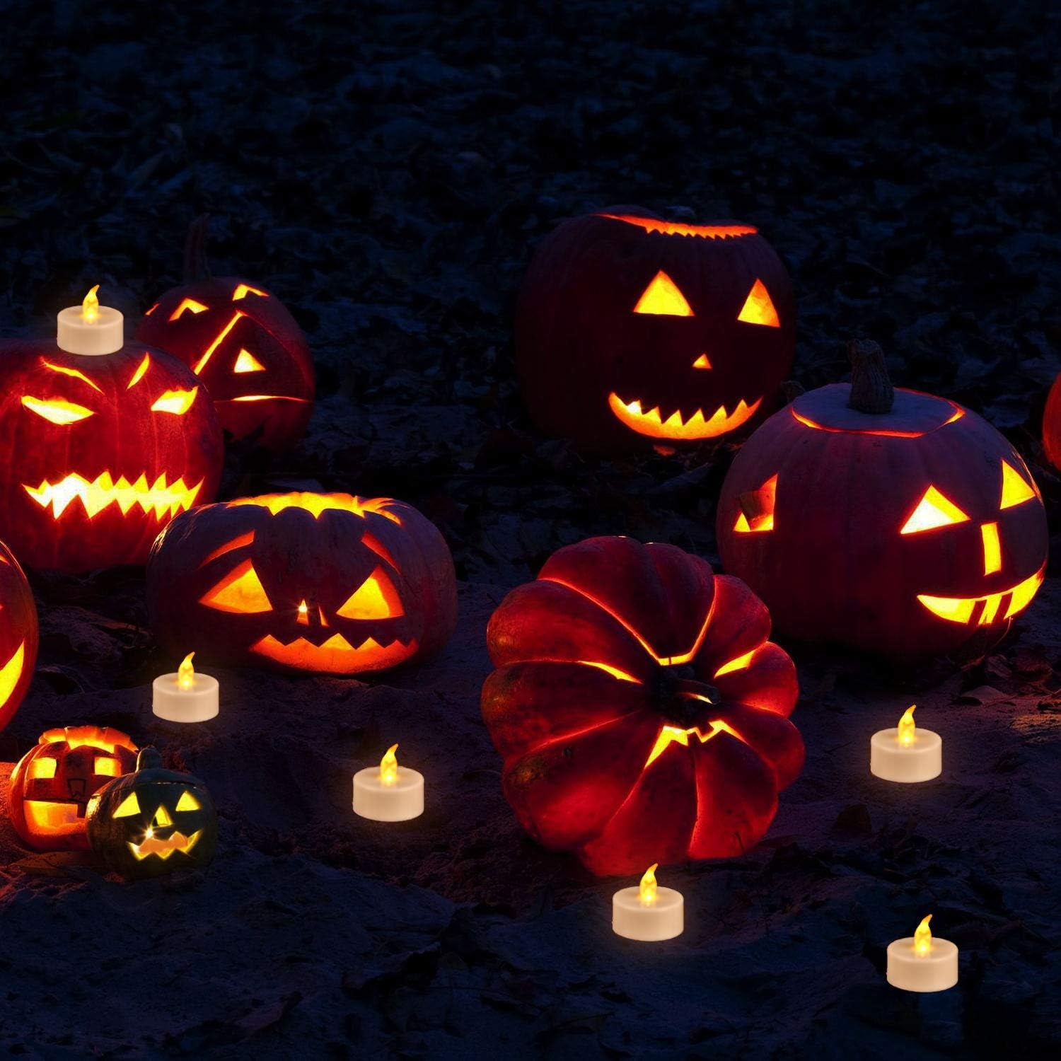 24Pack Battery Tea Lights LED 