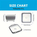 1Pc Square Fruit Vegetable Washing Washbasin 
