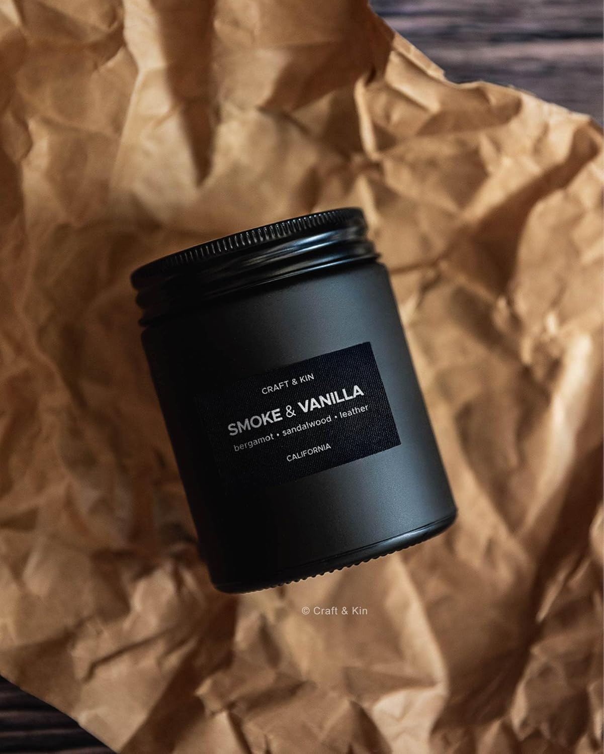 Premium Smoke & Vanilla Candle 