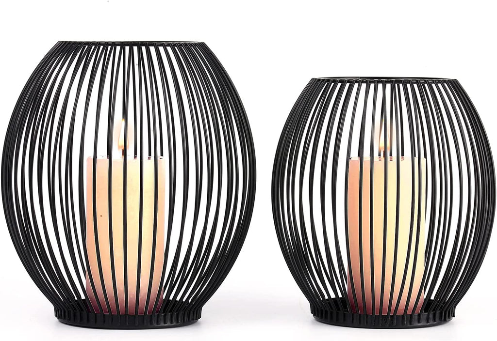 Outdoor Candle Holder Decor Set
