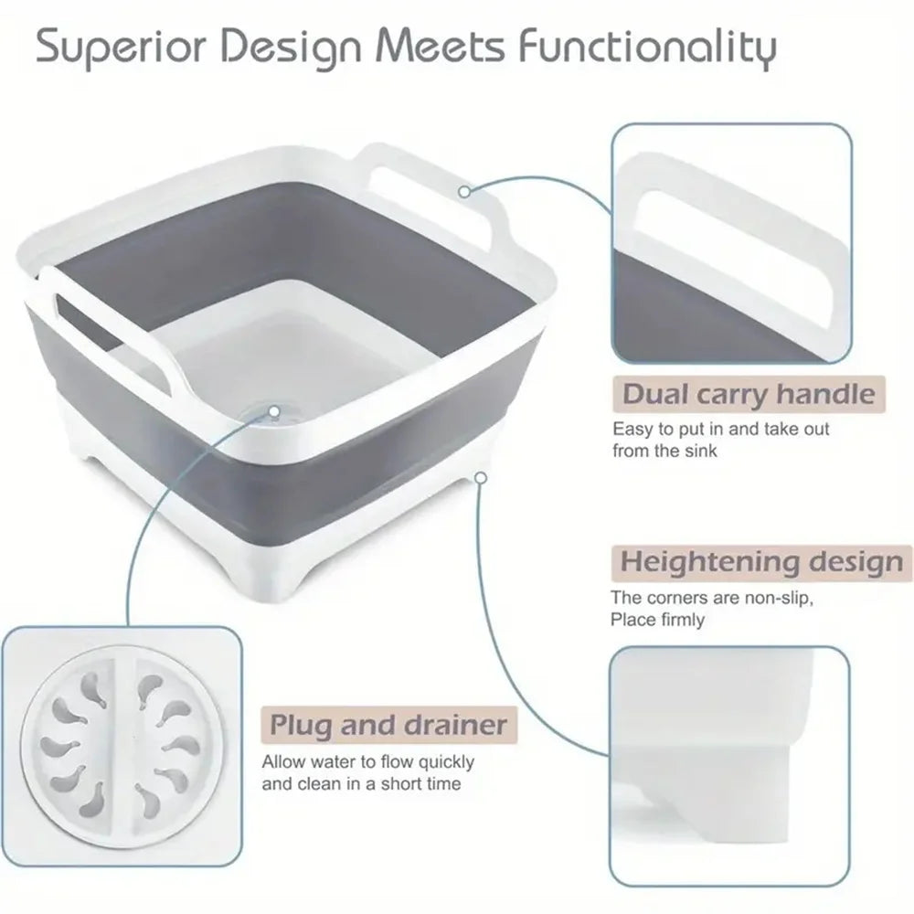 1Pc Square Fruit Vegetable Washing Washbasin 