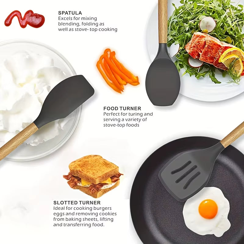 Kitchen Silicone Cooking Utensils
