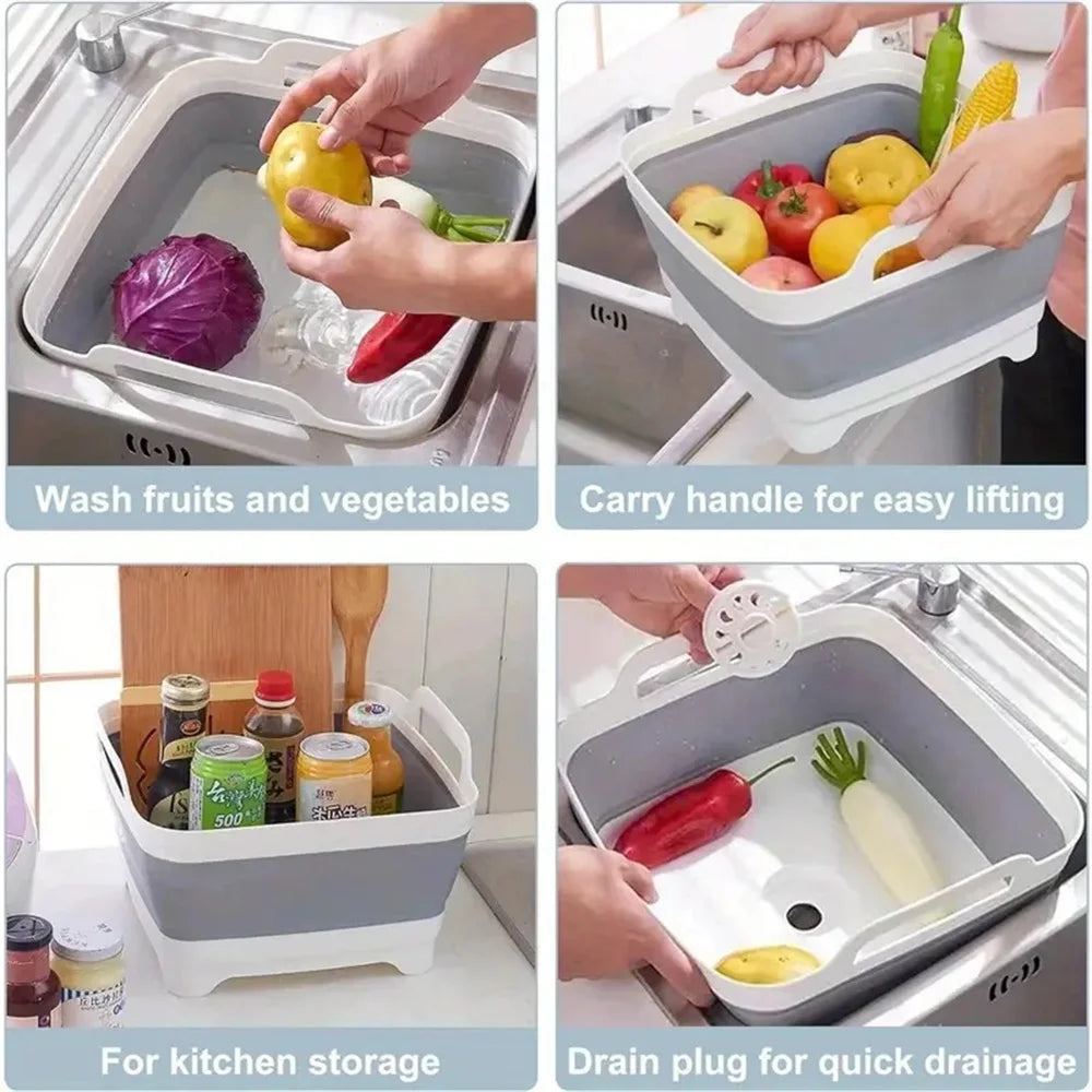 1Pc Square Fruit Vegetable Washing Washbasin 