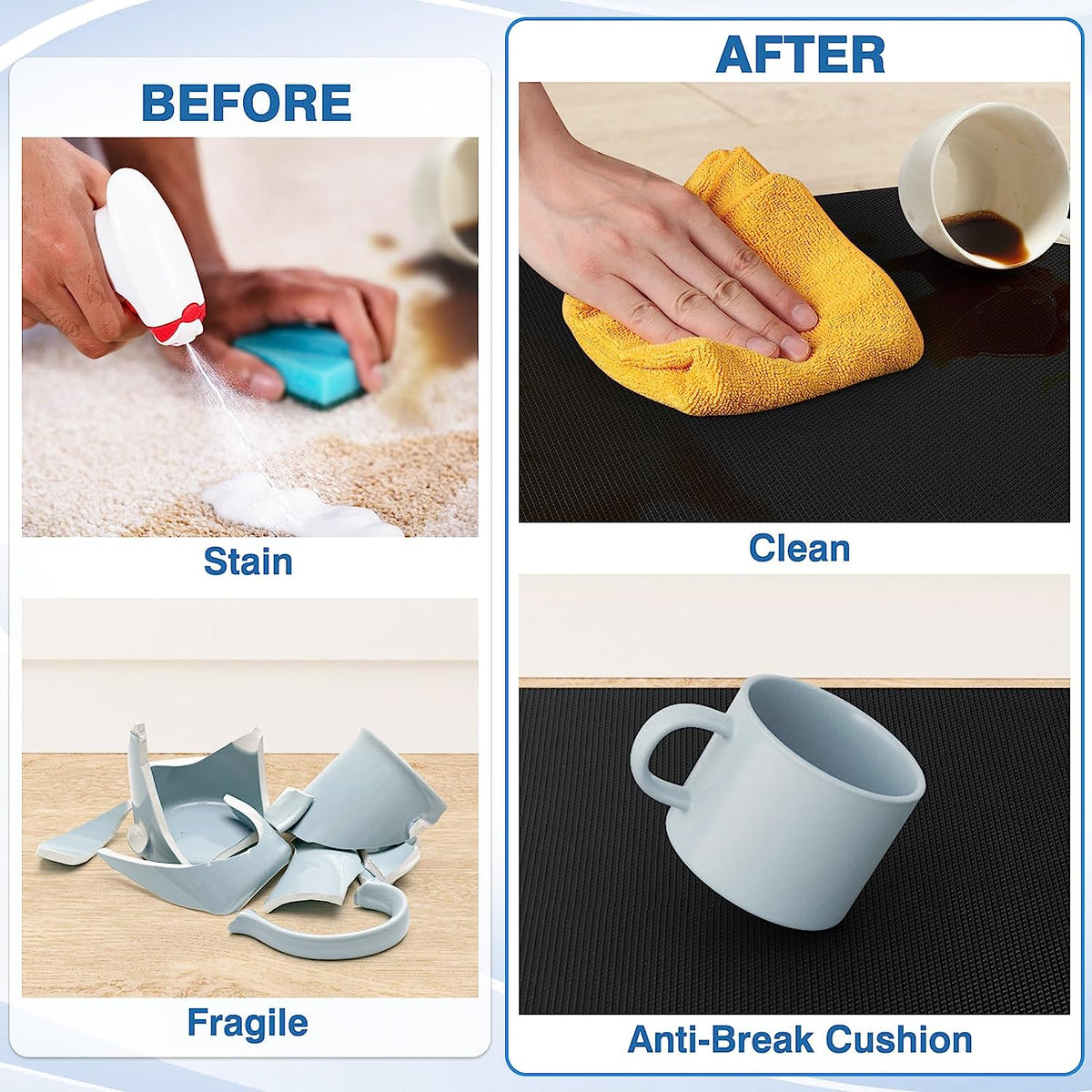 2PCS Kitchen Rugs