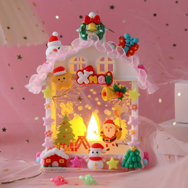 Festive Crafty Homemade Mini Table Light