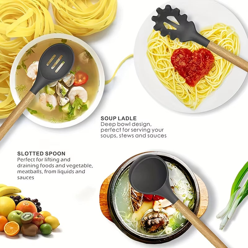 Kitchen Silicone Cooking Utensils