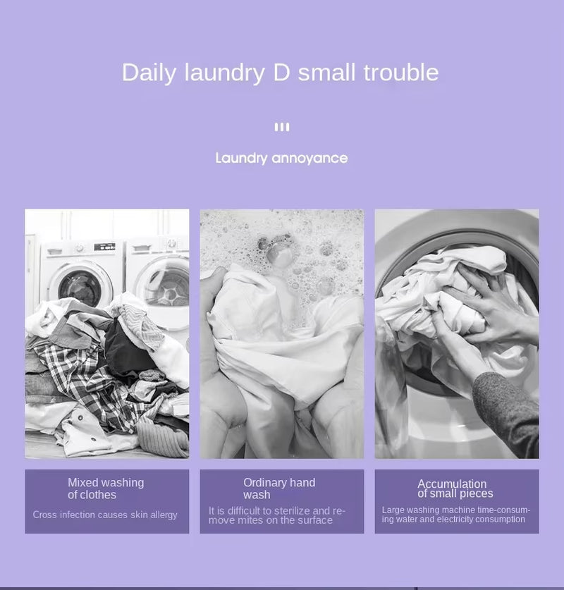 8L Small Folding Washing Machine 