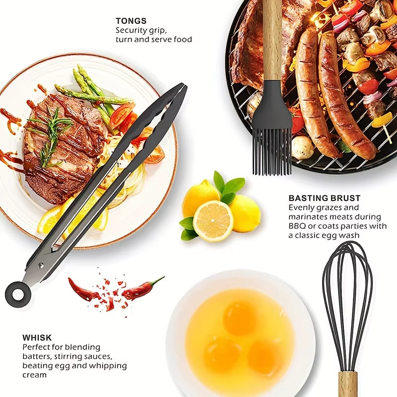 Kitchen Silicone Cooking Utensils