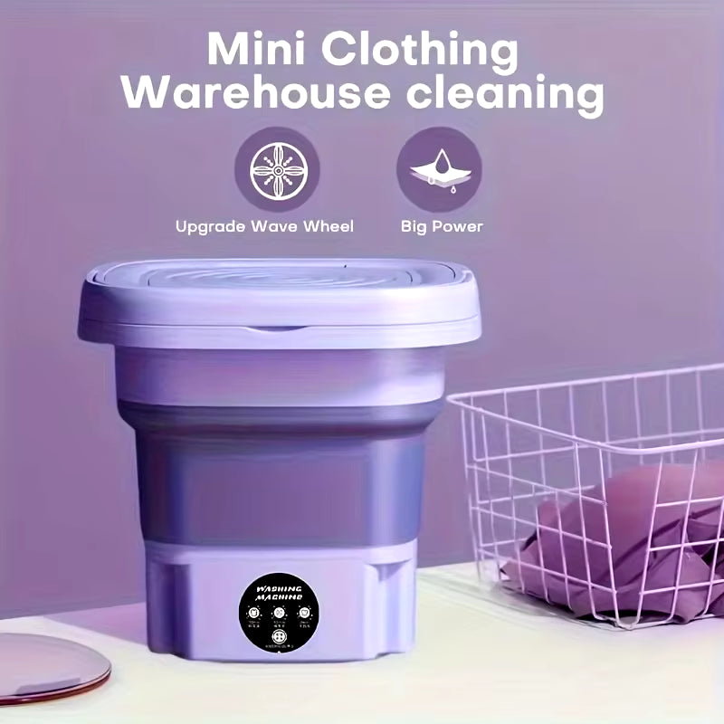 8L Small Folding Washing Machine 