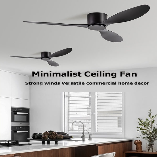 Modern Ceiling Fan Low Floor DC Motor